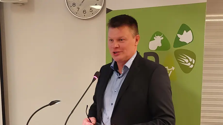 Christian Kock kom ind på både CO2-afgifter og generationsskifte i forbindelse med generalforsamlingen i LHN. Foto: John Ankersen