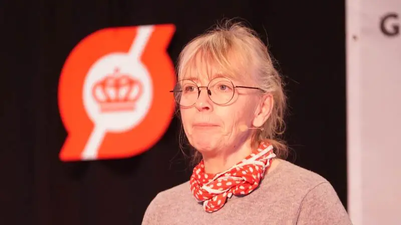 - Det har været et hårdt år for alle – også for økologien, men økologien er i konstant udvikling, og det samme er vores fællesskab, lyder det fra den genvalgte formand, Louise Køster. Foto: Henrik Hindby Koszyczarek