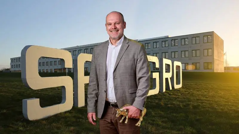 Der er grund til smil på læberne hos administrerende direktør Torben Jensen. Sagro er således kommet ud af 2022 med et overskud på 11,8 millioner kroner. Foto: Sagro