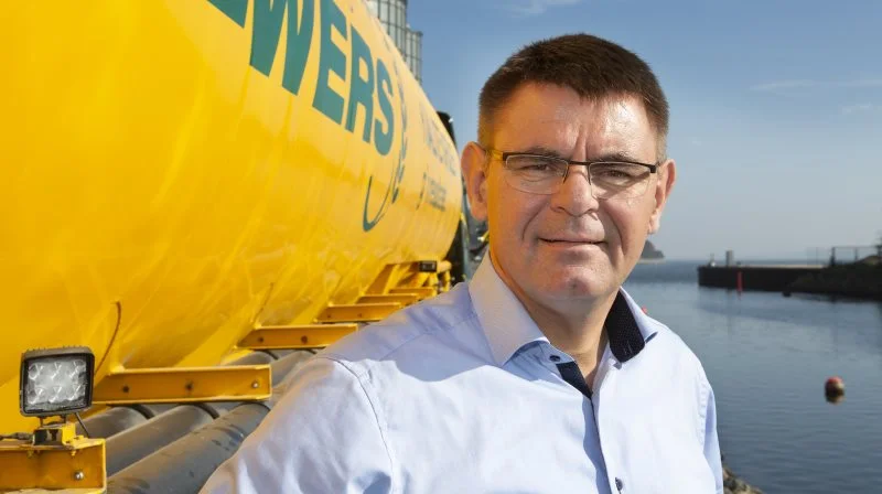 Hans Otto Ewers har titlen som adm. direktør i Danmarks største private grovvareselskab, Brdr. Ewers, men driver i praksis selskabet sammen med sin bror, Carl. Foto: Claus Haagensen