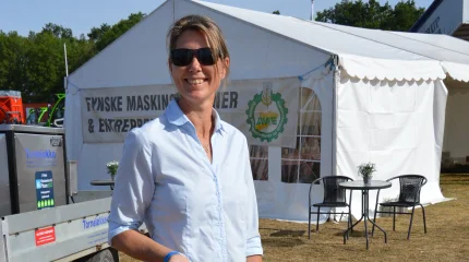 Helle Lundsgaard, formand for DM&E Fyn ved sidste års fynske dyrskue. Fotos: Camilla Bønløkke