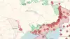 På grund af den russiske besættelse af Krimhalvøen og det østlige Ukraine er der blot tre havne, alle i den sydveslige del af landet, der kan bruges til at eksportere korn fra. Grafik: Deepstatemap.Live