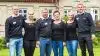 Niels Mejnertsen og hustruen Anne sammen med parrets fire børn, hvoraf sønnerne Kasper (til venstre) og Peter (til højre), der er uddannet henholdsvis agrarøkonom og markedsføringsøkonom, er med i virksomheden, mens døtrene Rie og Signe er fysioterapeut og studerende. Foto: Ulrik Larsen