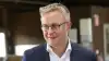 Fødevareminister Jacob Jensen besøgte mandag Dalum Landbrugsskoles afdeling i Korinth.