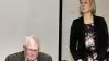 Helle Lundsgaard, Egekærslund, afløser Jørgen Jørgensen, Hjadstrup Maskinstation, der efter 30 år på formandsposten i DM&E Fyn valgte at trække sig tilbage på generalforsamlingen. Foto: Erik Hansen