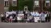 Nyuddannede landmænd fra Dalum Landbrugsskole.