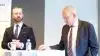 Formanden for Landbrug & Fødevarer, Martin Merrild, og miljø- og fødevareminister Jakob Ellemann Jensen (V) er sammen med Kommunernes Landsforening enige om at nedsætte en ny arbejdsgruppe, der skal hjælpe med at holde kadencen i forhold til at nå målet med at reducere kvælstofudledning. Arkivfoto