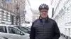 Frede Lundgaard Madsen, formand for Landboforeningen Midtjylland, klar til cykeltur i København for at besøge veganer, spelthusmor, Ida Auken, en adfærdsforsker og Tænketanken Concito. Foto: Landboforeningen Midtjylland