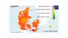Indeværende uge starter med højeste risiko for tørke på det vestlige Lolland, viser DMI's Tørkeindeks.