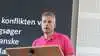 Danske Svineproducenter retter skarp kritik af Danish Crown efter endnu et fald i slagtegrisenoteringen. Her ses foreningens formand, Jeppe Bloch. Arkivfoto: Anne Wolfenberg