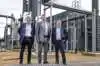 Fra venstre: Nigel Hildyard, Bestyrelsesformand for Bigadan, Henrik Laursen, adm. direktør i Bigadan, og Henrik Iversen, kommerciel direktør i Bigadan.