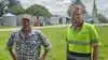 Danske Alexander Harpøth (th) sammen med hans newzealandske arbejdsgiver, Brendan Moore, som ejer gården Upton Farm syd for Christchurch. - Brendan og jeg har i fællesskab maskinstationen Cairnbrae Contracting, der primært sår specialafgrøder, fortæller Alexander. Fotos: Jørgen P. Jensen