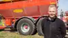 Rasmus Larsen driver egen maskinstation og har til denne sæson investeret i en Bredal kalkspreder K165 XESC. Fotos: Søren Nørgaard