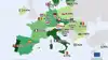 Vidste du, at nationer som Portugal og Italien har en meget større andel af økologiske producenter blandt landmændene? Illustrationen her taler sit eget tydelige sprog. Grafik: EU-Kommissionen