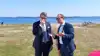 Erhvervsminister og radikal leder Martin Lidegaard (til højre) varsler en omfattende omlægning af dansk landbrug med blandt andet ændringer i landbrugsstøtten, svineproduktionen og brugen af pesticider. Her ses han i samtale med V-leder Troels Lund Poulsen. Arkivfoto