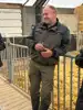 Hans Skovgaard, ejer af Skovgaard ved Them, fortalte engageret den fremmødte tyske delegation om sin kvægstald og mælkeproduktion.
