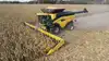New Holland-mejetærsker under høst af kernemajs. Med Corn Header Automation reguleres blandt andet plukkepladernes åbning, plukkevalsernes omdrejningstal og skærebordets vinkel automatisk efter arbejdsforholdene. Pressefoto