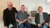 Formand for Sønderjysk Familielandbrug, Antoni Stenger, tv, og den tyske Diplomingeniør Mathias Reimers, (th), ved mødet forleden. 