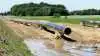 Anlæggelsen af Baltic Pipe-ledningen har stået på i et godt stykke tid. Billedet her er taget mellem Slagelse og Næstved i juni måned, men på grund af forskellige faktorer ser prouektet på Sjælland først ud til at være færdig til sommeren 2021. 