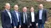 Fra venstre ses Anders Andersen, Lars Søndergaard, Jens-Aage Jensen, Troels Jensen og Per Larsen. Arkivfoto