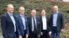 Fra venstre ses Anders Andersen, Lars Søndergaard, Jens-Aage Jensen, Troels Jensen og Per Larsen. Arkivfoto