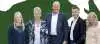 Teamet i LandboGruppen Fyn og nu også LandBolig, med afdelingsleder Birthe Pedersen og direktør Finn Damkjær Pedersen i midten. 