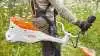 Alle maskiner i den nye Stihl 135-serie drives af et AP-batteri, som sidder i motorhuset og dermed giver en god vægtbalance.

