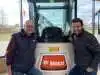 Nels Cortsen (til venstre) og Jeppe Hansen er de to nye ansigter i Bobcat-salgsteamet for Nellemann Machinery.