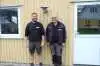 Duoen – sjette og syvende generation – på Kongestensgården ved Kalundborg. Lars Olsen (til højre) sammen med sønnen, Ulrik Olsen. Foto: Velas