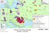 Kort over ASF-udbrud fra januar til juli 2021. Kilde: International Disease Monitoring og Storbritanniens Department for Environment, Food and Rural Affairs
