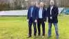Holger Mikkelsen (th.) er ny driftsøkonom hos SLF. Her ses han sammen med lederen af driftsøkonomi Carsten Friis (tv.) og udviklingschef Anders Andersen.