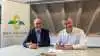 Fra venstre: Lars Torbensen, CEO, Agrointelli og Thomas Muhr, CEO, geo-konzept.