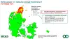 Billedet viser, at det især er i Vendsyssel, at Seges har erfaret risiko for overset fosforbehov. Kortet er baseret på resultater fra landsforsøg med fosfor til vårbyg og vinterhvede udført fra 1987 til 2021. Kilde: Camilla Lemming, Seges