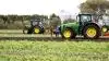 Semler viste blandt andet deres John Deere 8400R frem, da demotouren blev sat i gang i Aabybro. Foto: Christian Carus