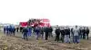 EVO AirSep kartoffeloptageren, der kunne holde flere hundrede John Deere-hestekræfter beskæftiget, trak stor opmærksomhed ved Landsdemonstrationen i går. Fotos: Bøje Østerlund